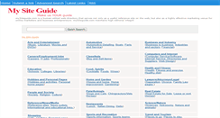 Desktop Screenshot of mysiteguide.com