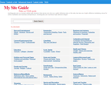 Tablet Screenshot of mysiteguide.com